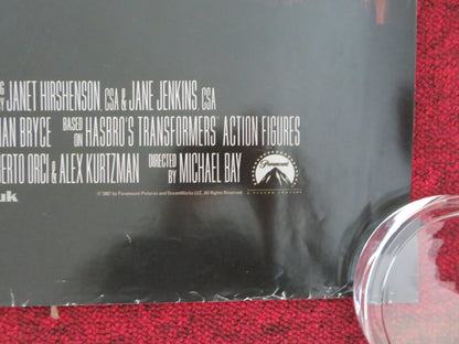 TRANSFORMERS - B UK QUAD ROLLED POSTER SHIA LEBEOUF MEGAN FOX 2007