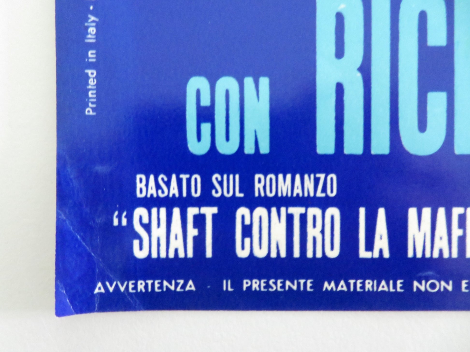 SHAFT - F ITALIAN FOTOBUSTA POSTER RICHARD ROUNDTREE MOSES GUNN 1971 - Rendezvous Cinema