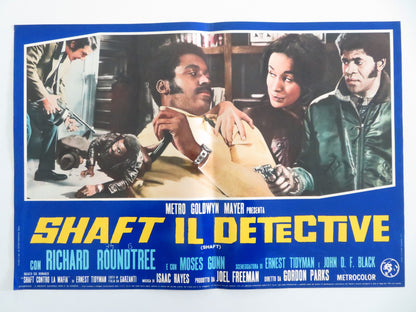SHAFT - H ITALIAN FOTOBUSTA POSTER RICHARD ROUNDTREE MOSES GUNN 1971 - Rendezvous Cinema