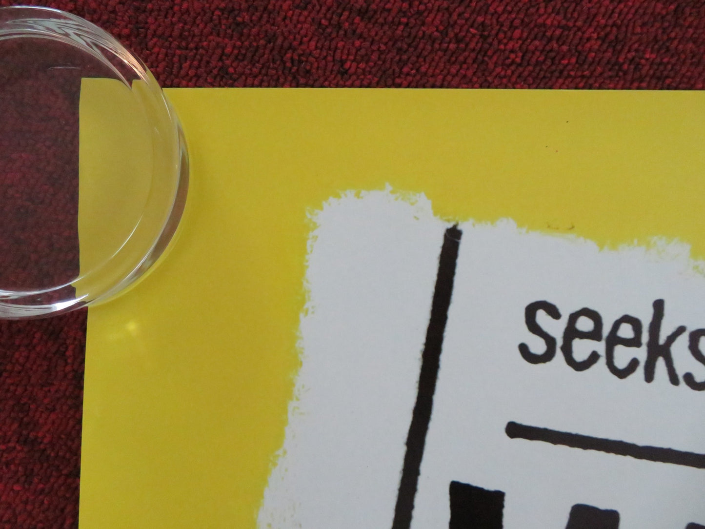 THE CLOSER YOU GET UK QUAD ROLLED POSTER IAN HART NIAMH CUSACK 2000