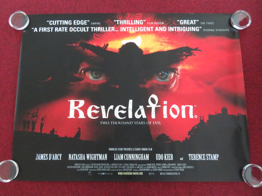 REVELATION UK QUAD ROLLED POSTER TERENCE STAMP JAMES D'ARCY 2001