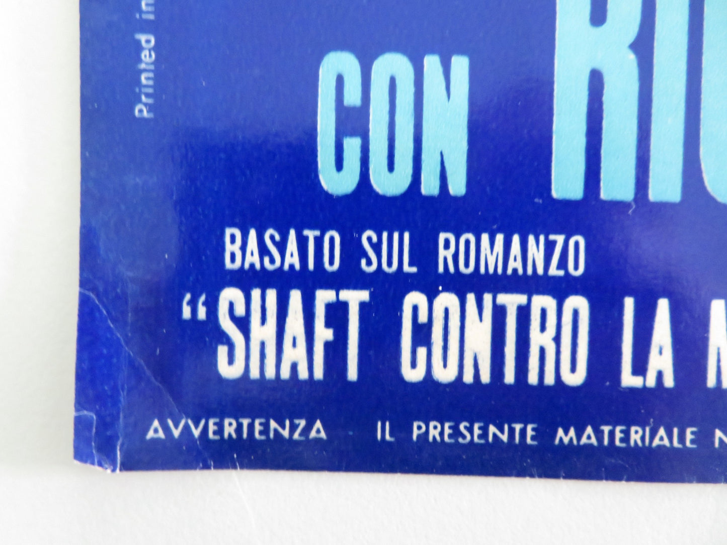 SHAFT - J ITALIAN FOTOBUSTA POSTER RICHARD ROUNDTREE MOSES GUNN 1971 - Rendezvous Cinema