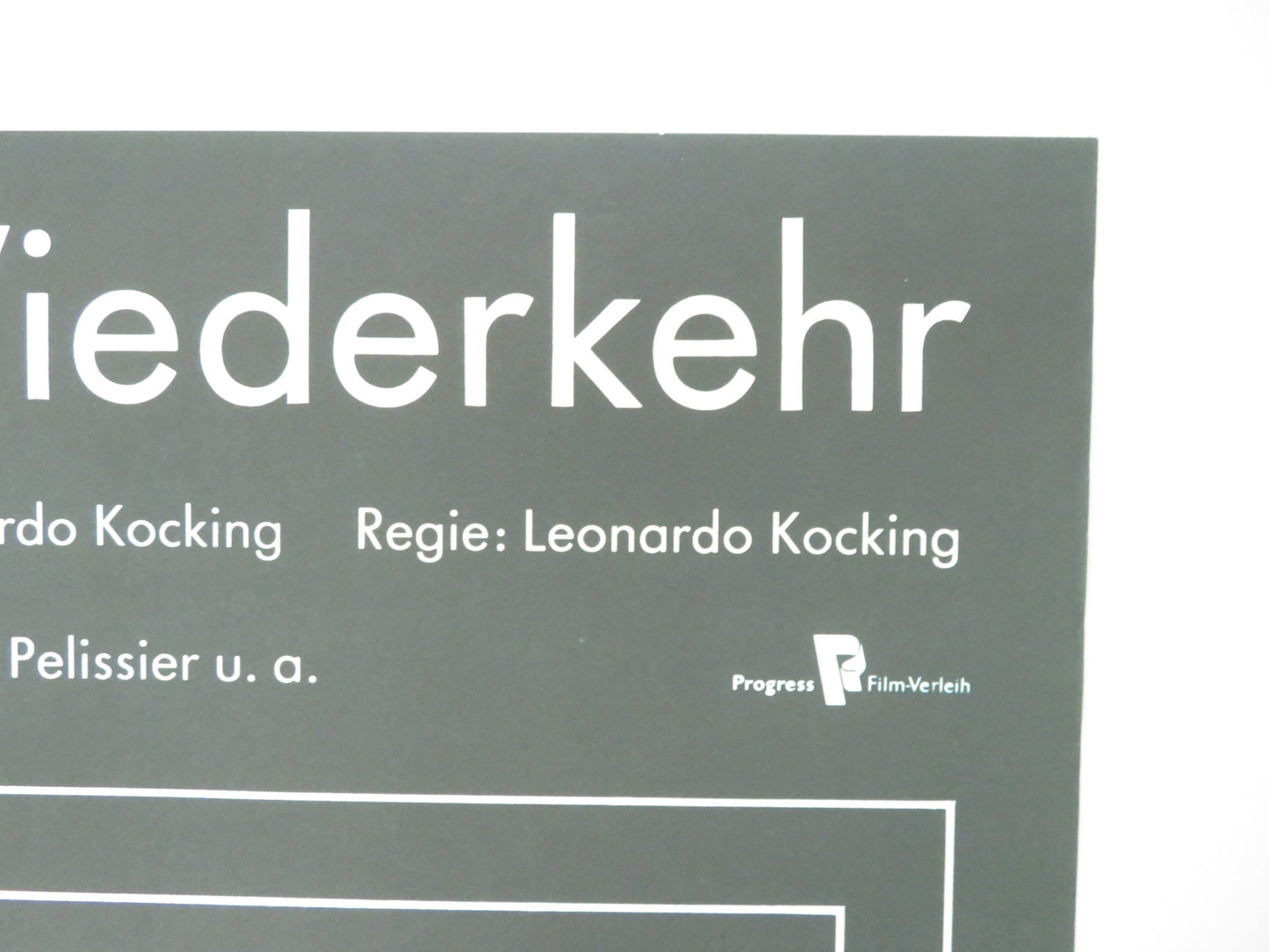 THE HOMING SEASON GERMAN A1 ROLLED POSTER MARIA ERICA RAMOS ALEJANDRO COHEN 1989 - Rendezvous Cinema