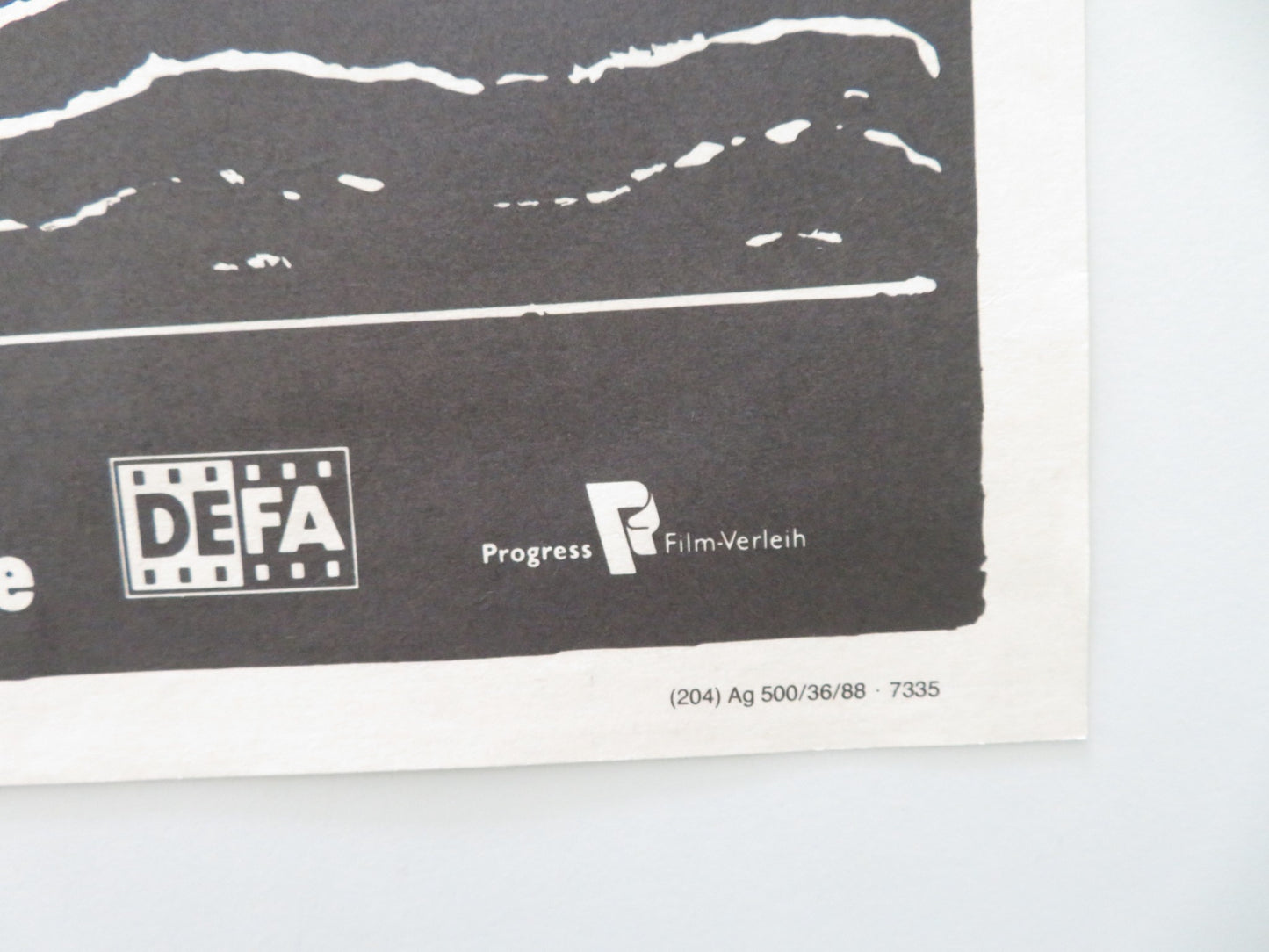 EINE DEUTSCHE KARRIERE GERMAN A1 ROLLED POSTER KLAUS WISCHNEWSKI 1988 - Rendezvous Cinema