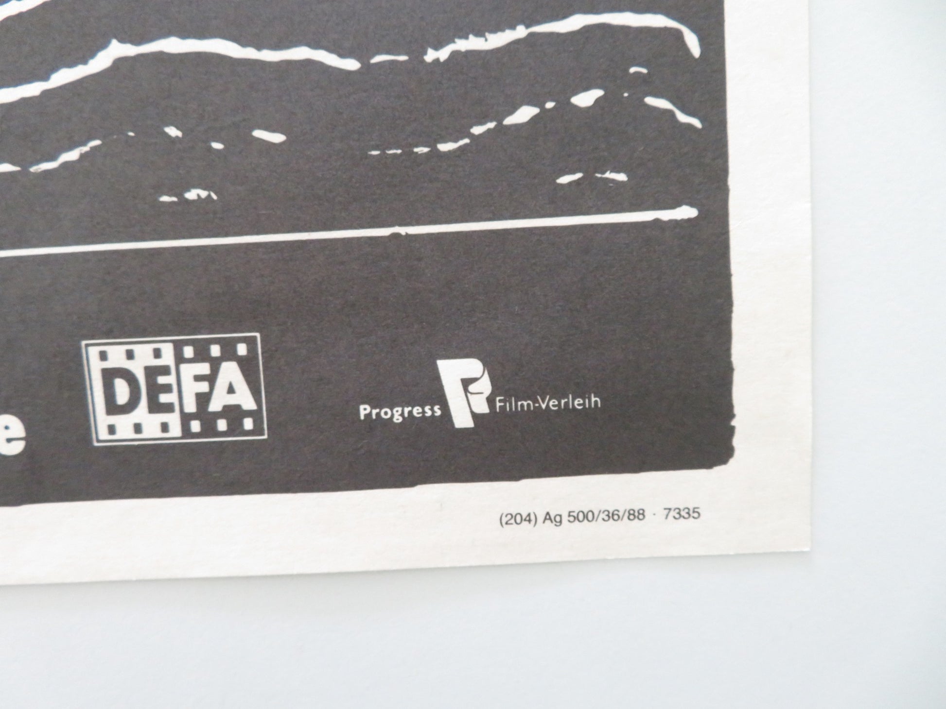 EINE DEUTSCHE KARRIERE GERMAN A1 ROLLED POSTER KLAUS WISCHNEWSKI 1988 - Rendezvous Cinema