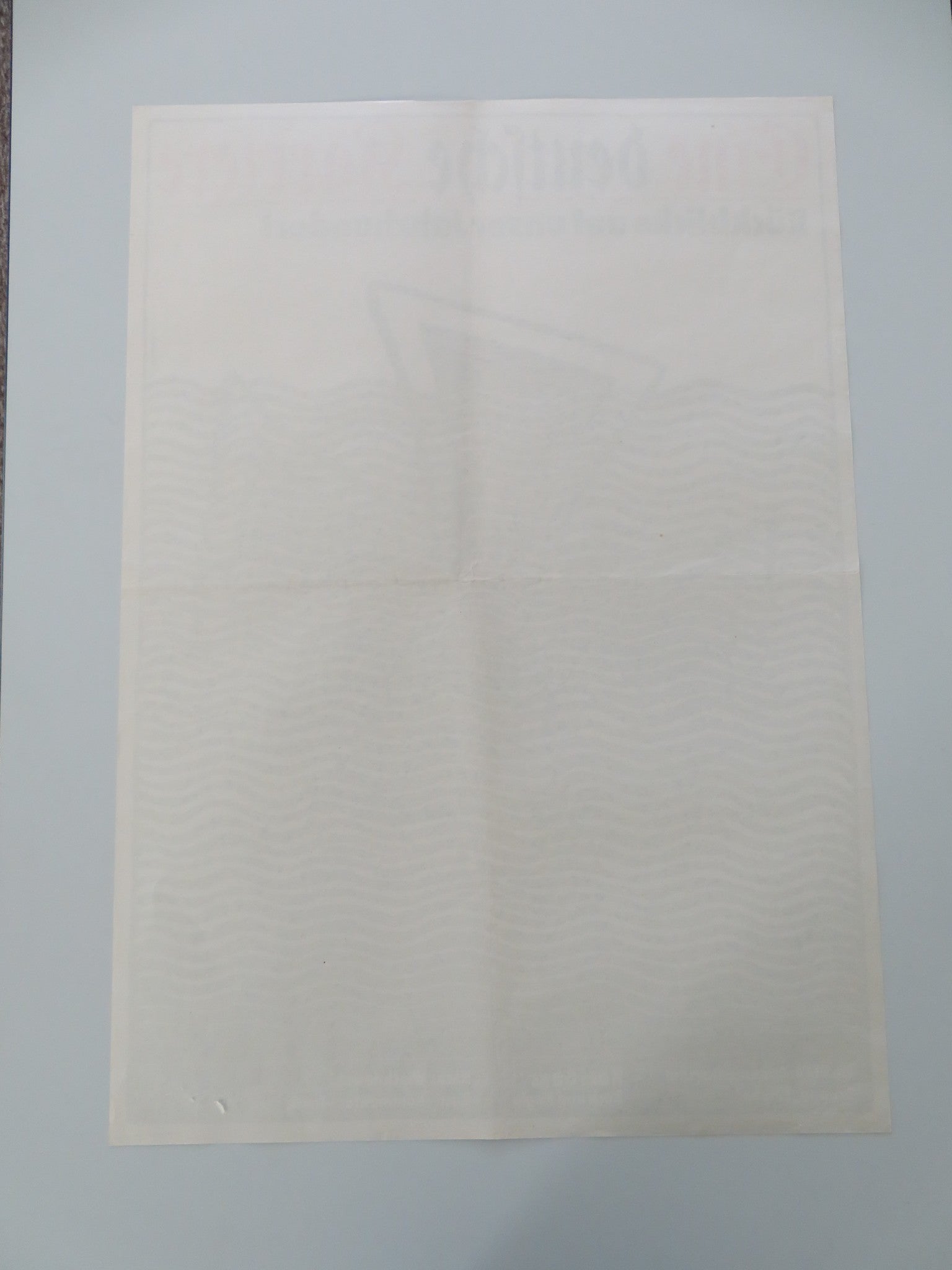 EINE DEUTSCHE KARRIERE GERMAN A1 ROLLED POSTER KLAUS WISCHNEWSKI 1988 - Rendezvous Cinema