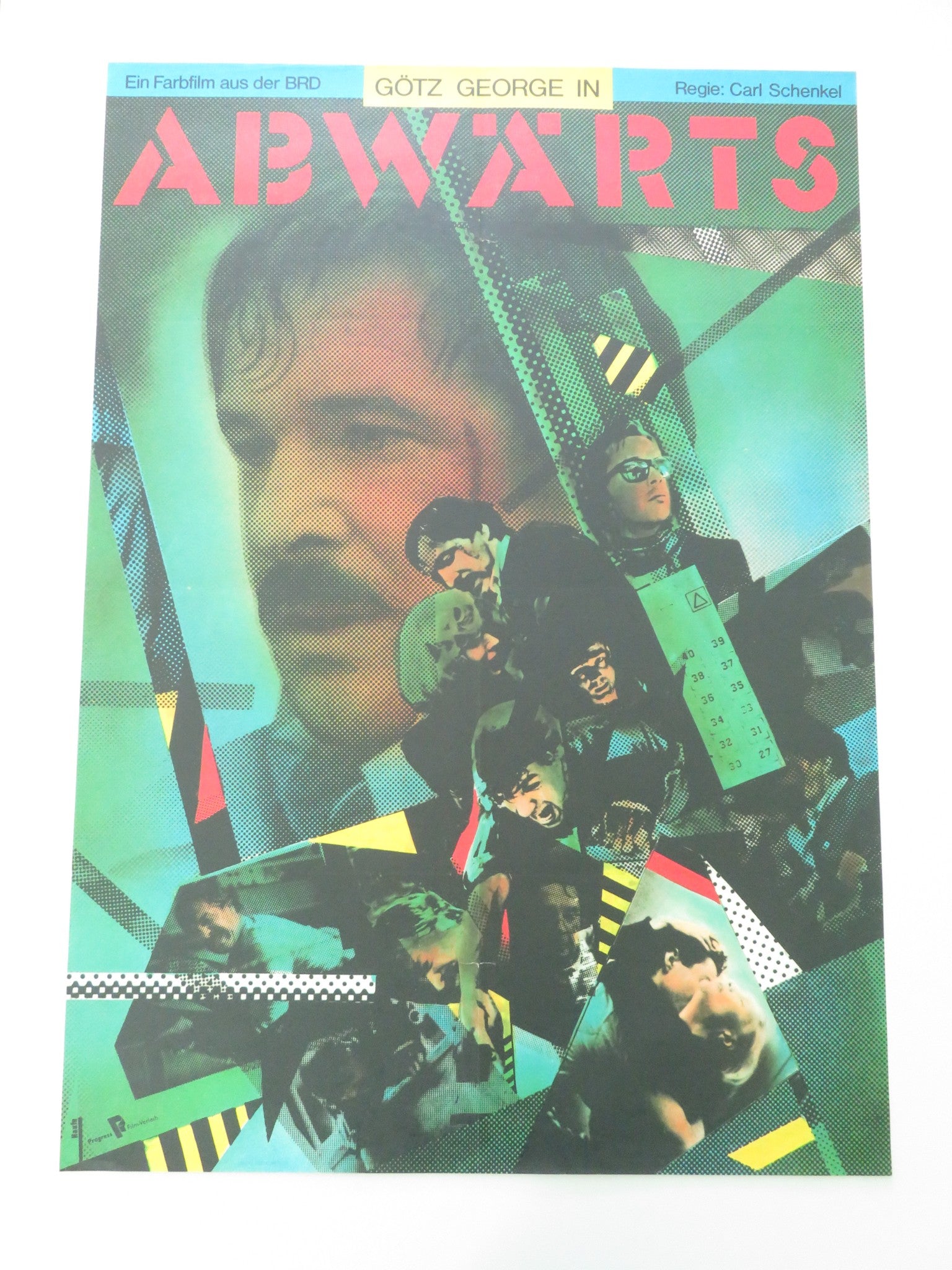 OUT OF ORDER GERMAN A1 ROLLED POSTER GOTZ GEORGE RENEE SOUTENDIJK 1985 - Rendezvous Cinema