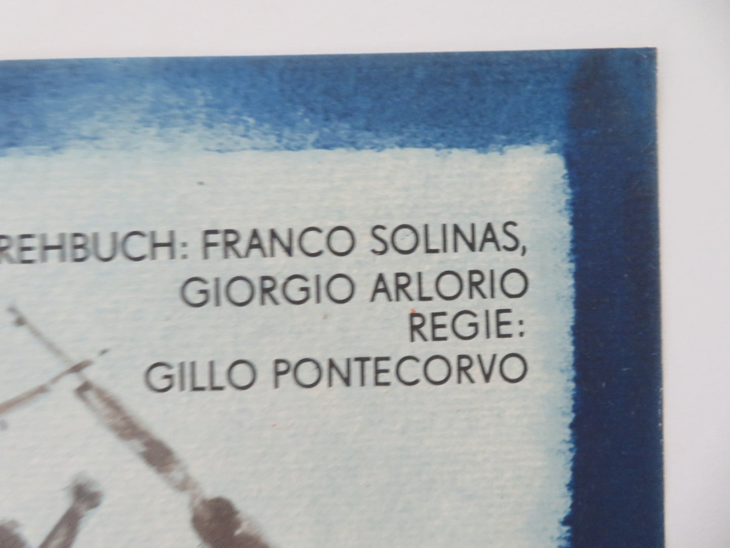 BURN! GERMAN A1 ROLLED POSTER MARLON BRANDO EVARISTO MARQUEZ 1972 - Rendezvous Cinema