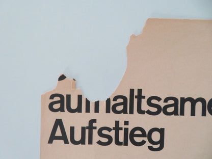 DER AUFHALTSAME AUFSTIEG DES ARTURO UI GERMAN A1 ROLLED POSTER 1967 STAGE POSTER - Rendezvous Cinema