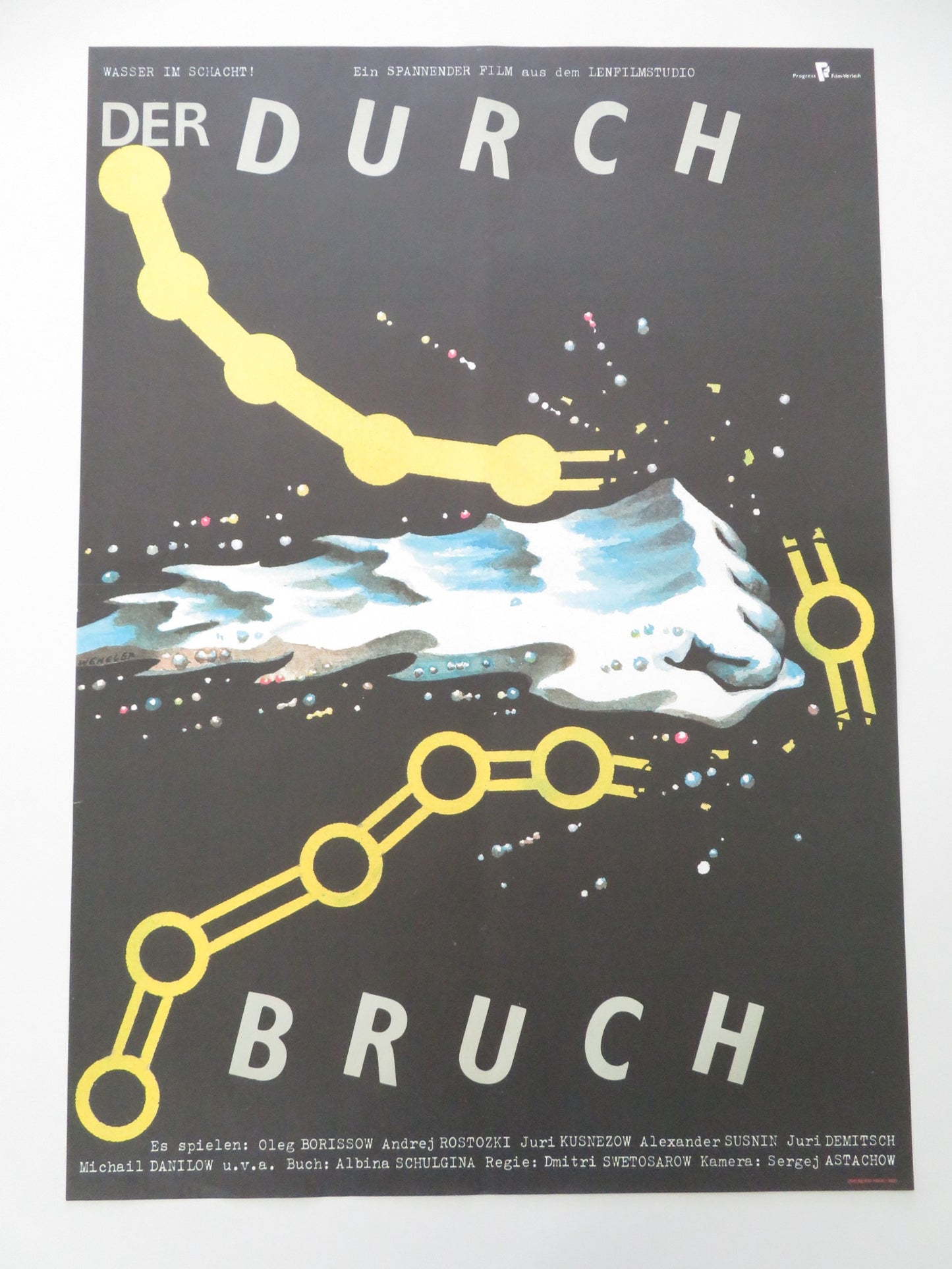 BREAKTHROUGH GERMAN A1 ROLLED POSTER OLEG BORISOV ANDREY ROSTOTSKIY 1987 - Rendezvous Cinema