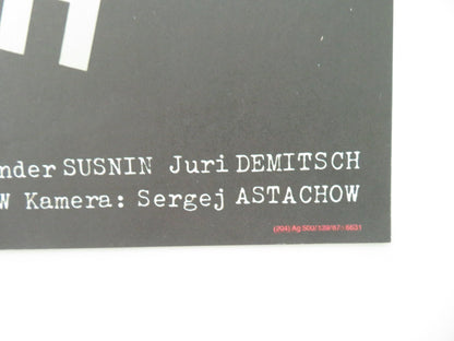 BREAKTHROUGH GERMAN A1 ROLLED POSTER OLEG BORISOV ANDREY ROSTOTSKIY 1987 - Rendezvous Cinema