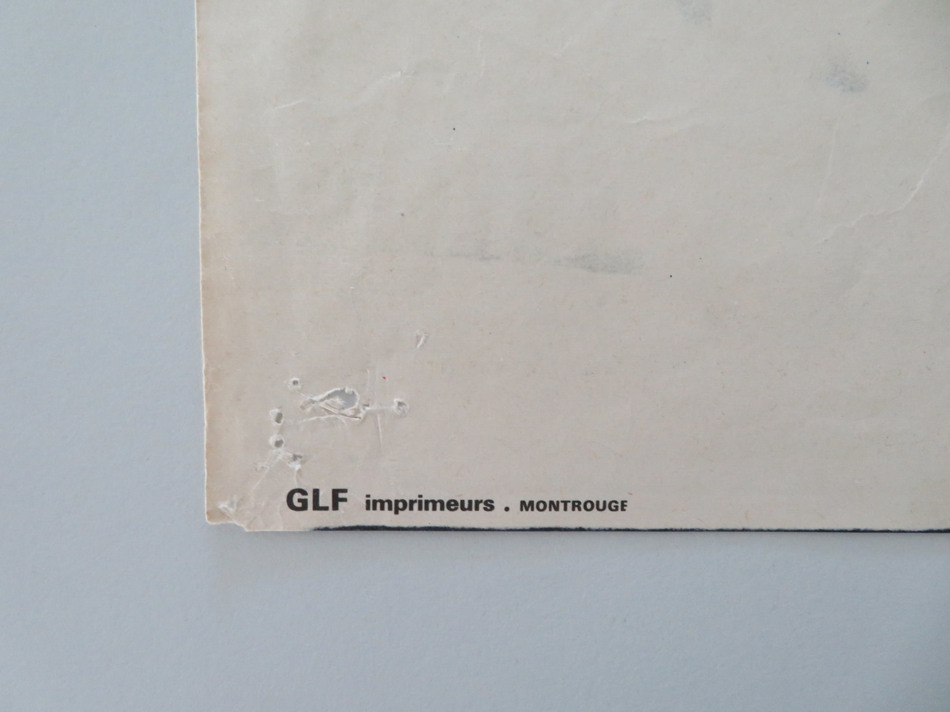 THE COMMON MAN FRENCH POSTER ROLLED JEAN CARMET PIERRE TORNADE 1975 - Rendezvous Cinema