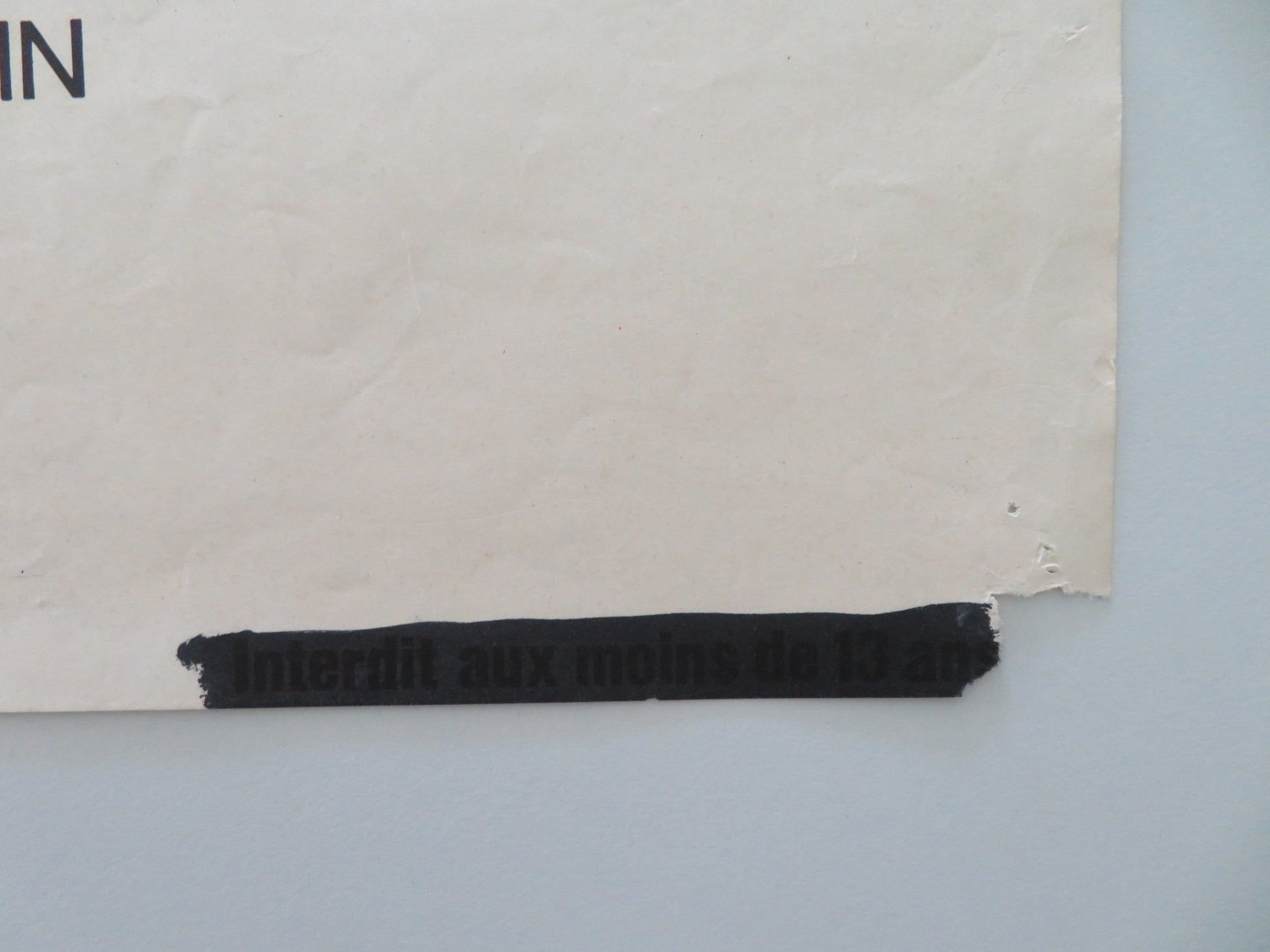 THE COMMON MAN FRENCH POSTER ROLLED JEAN CARMET PIERRE TORNADE 1975 - Rendezvous Cinema