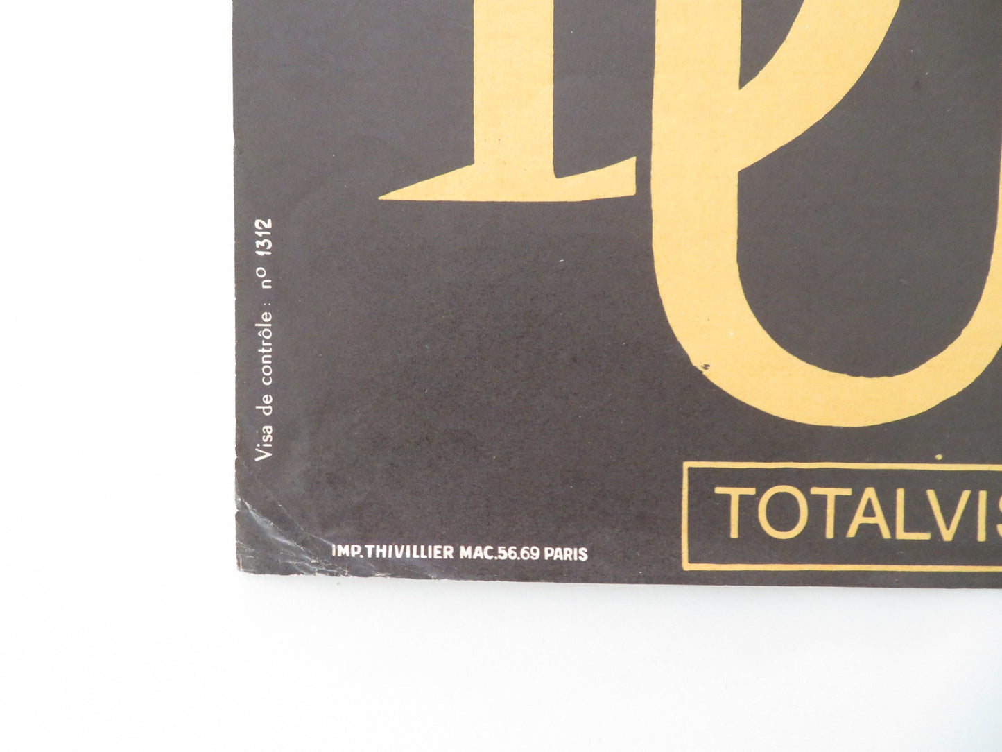 THE LAST STEPS FRENCH POSTER ROLLED MICHELE MORGAN JEAN-LOUIS TRINTIGNANT 1964 - Rendezvous Cinema