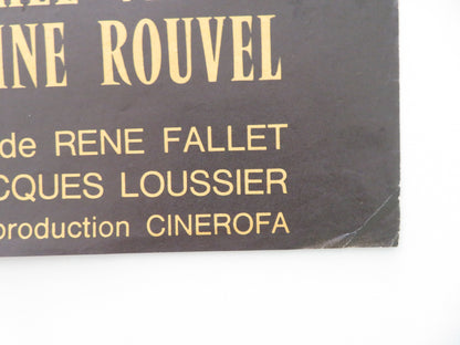 THE LAST STEPS FRENCH POSTER ROLLED MICHELE MORGAN JEAN-LOUIS TRINTIGNANT 1964 - Rendezvous Cinema