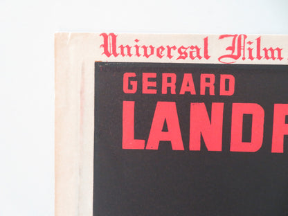 THE BLACK ARCHER FRENCH POSTER ROLLED GERARD LANDRY FEDERICA RANCHI 1962 - Rendezvous Cinema