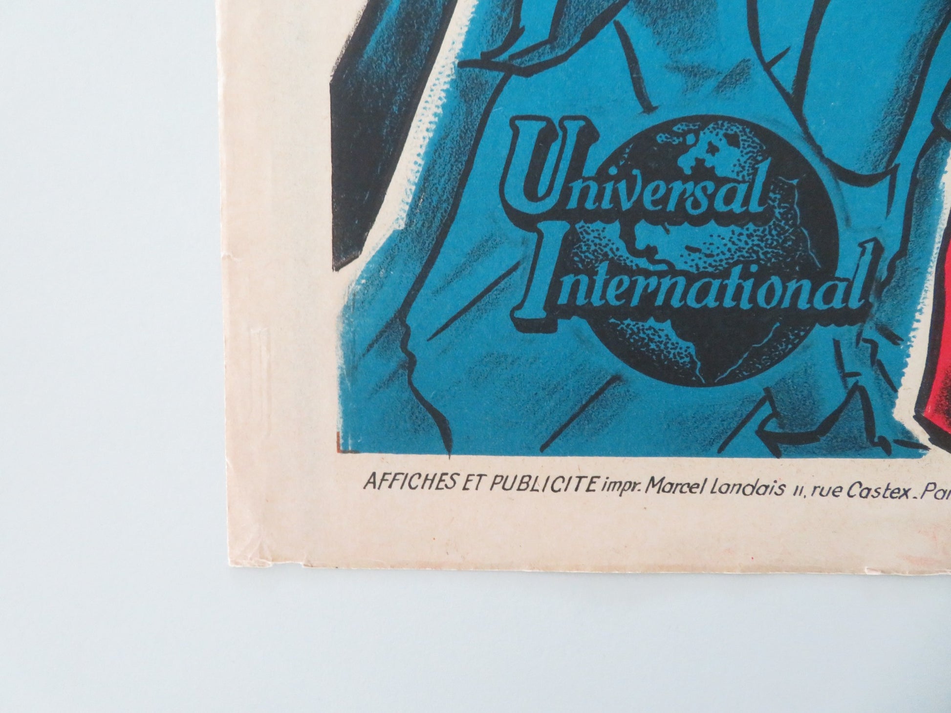 THE BLACK ARCHER FRENCH POSTER ROLLED GERARD LANDRY FEDERICA RANCHI 1962 - Rendezvous Cinema