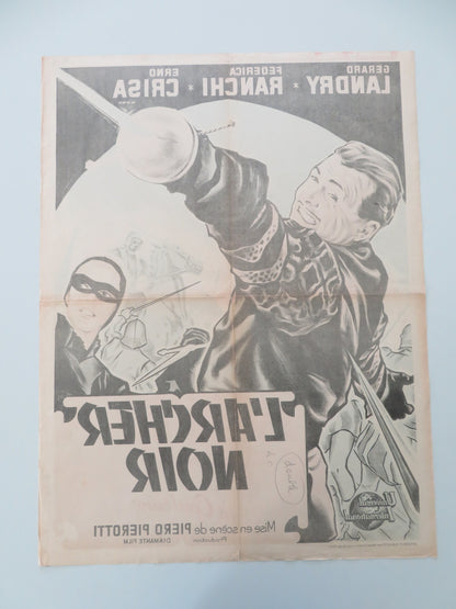 THE BLACK ARCHER FRENCH POSTER ROLLED GERARD LANDRY FEDERICA RANCHI 1962 - Rendezvous Cinema