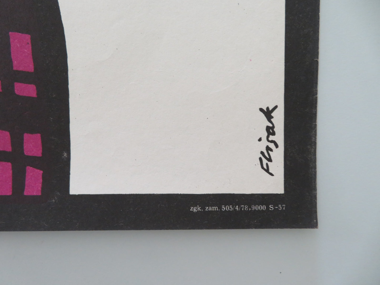 FEKETE GYEMANTOK POLISH POSTER ROLLED PETER HUSZTI SZILVIA SUNYOVSZKY 1978 - Rendezvous Cinema