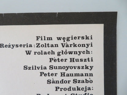 FEKETE GYEMANTOK POLISH POSTER ROLLED PETER HUSZTI SZILVIA SUNYOVSZKY 1978 - Rendezvous Cinema