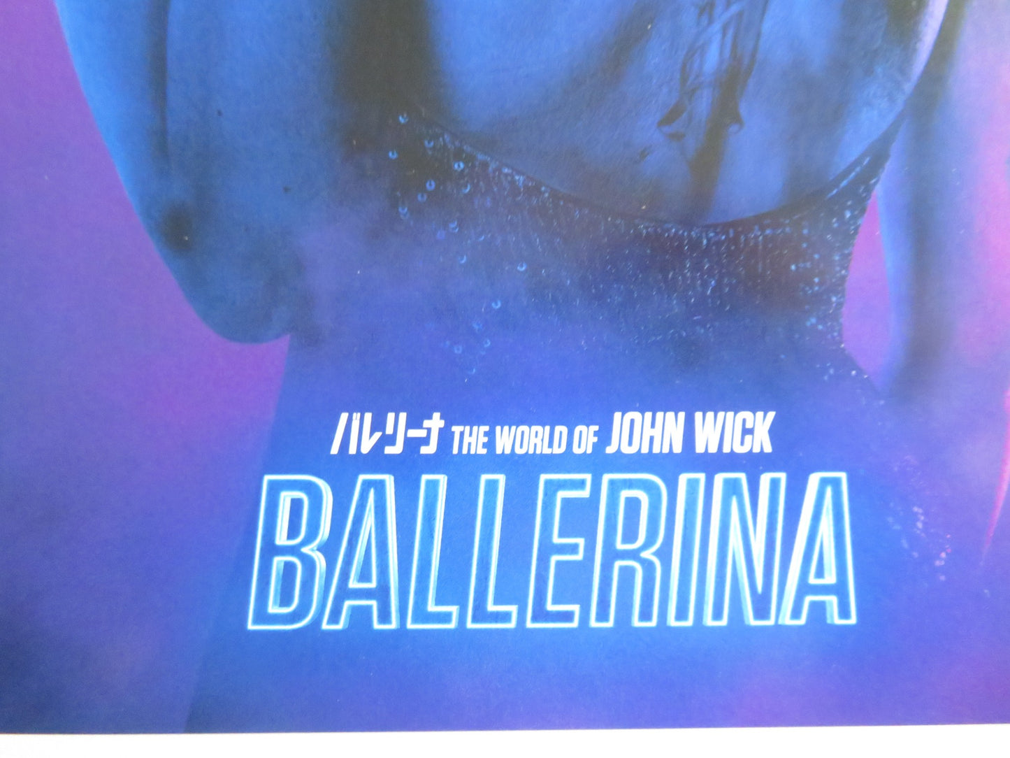 BALLERINA - A JAPANESE CHIRASHI (B5) POSTER ANA DE ARMAS KEANU REEVES 2025