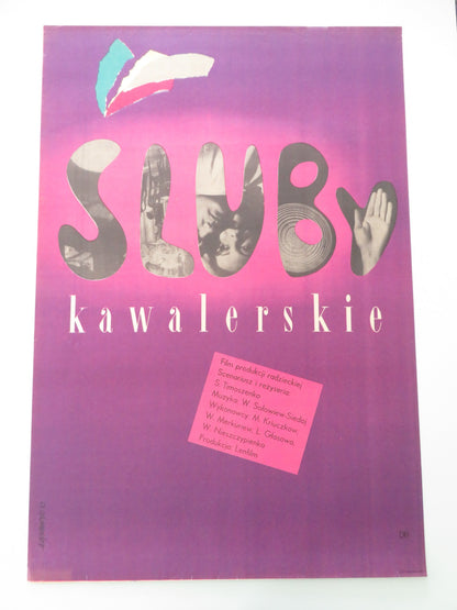 NEBESNYY TIKHOKHOD POLISH POSTER ROLLED NIKOLAY KRYUCHKOV VASILIY MERKUREV 1962 - Rendezvous Cinema