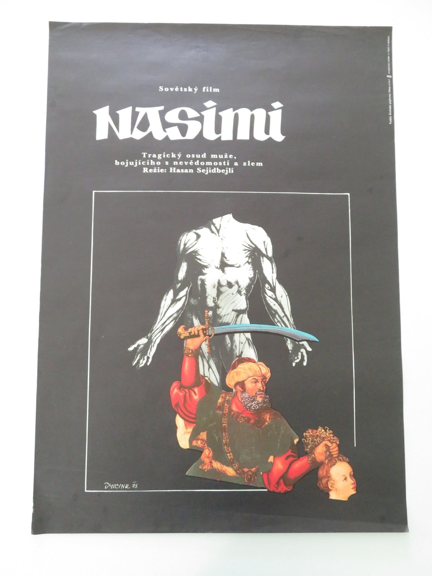 NASIMI CZECH POSTER ROLLED RASIM BALAYEV ISMAYIL OSMANLI 1975 - Rendezvous Cinema