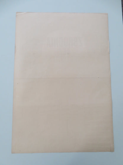 THE MURDER THAT WAS NEVER RECOGNIZED POLISH POSTER ROLLED FREDY BARTEN 1968 - Rendezvous Cinema