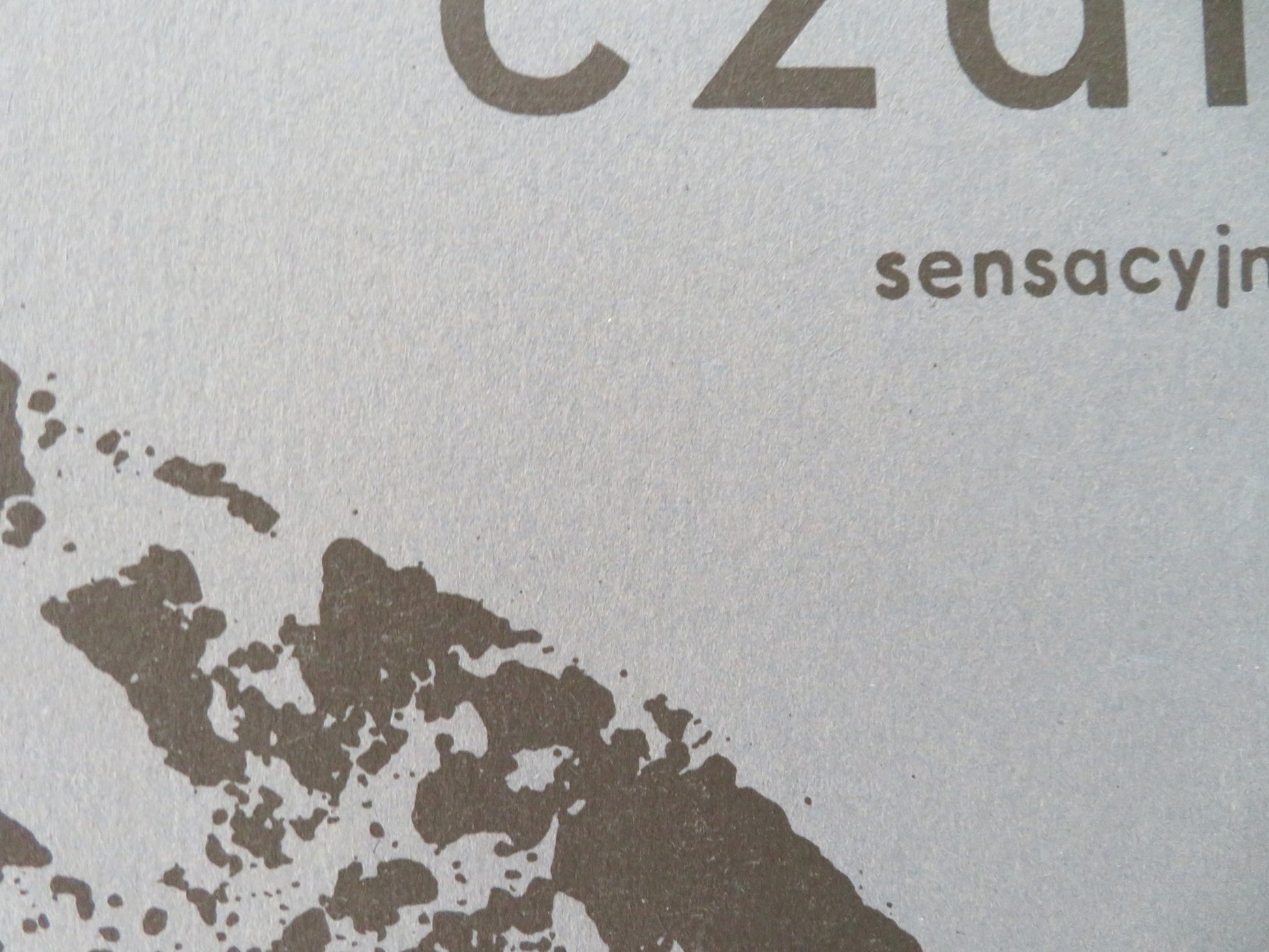 BLACK GRAVEL POLISH POSTER ROLLED HELMUT WILDT INGMAR ZEISBERG 1964 - Rendezvous Cinema