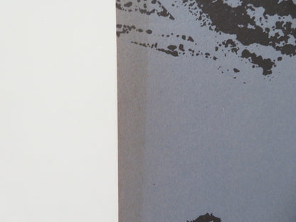 BLACK GRAVEL POLISH POSTER ROLLED HELMUT WILDT INGMAR ZEISBERG 1964 - Rendezvous Cinema