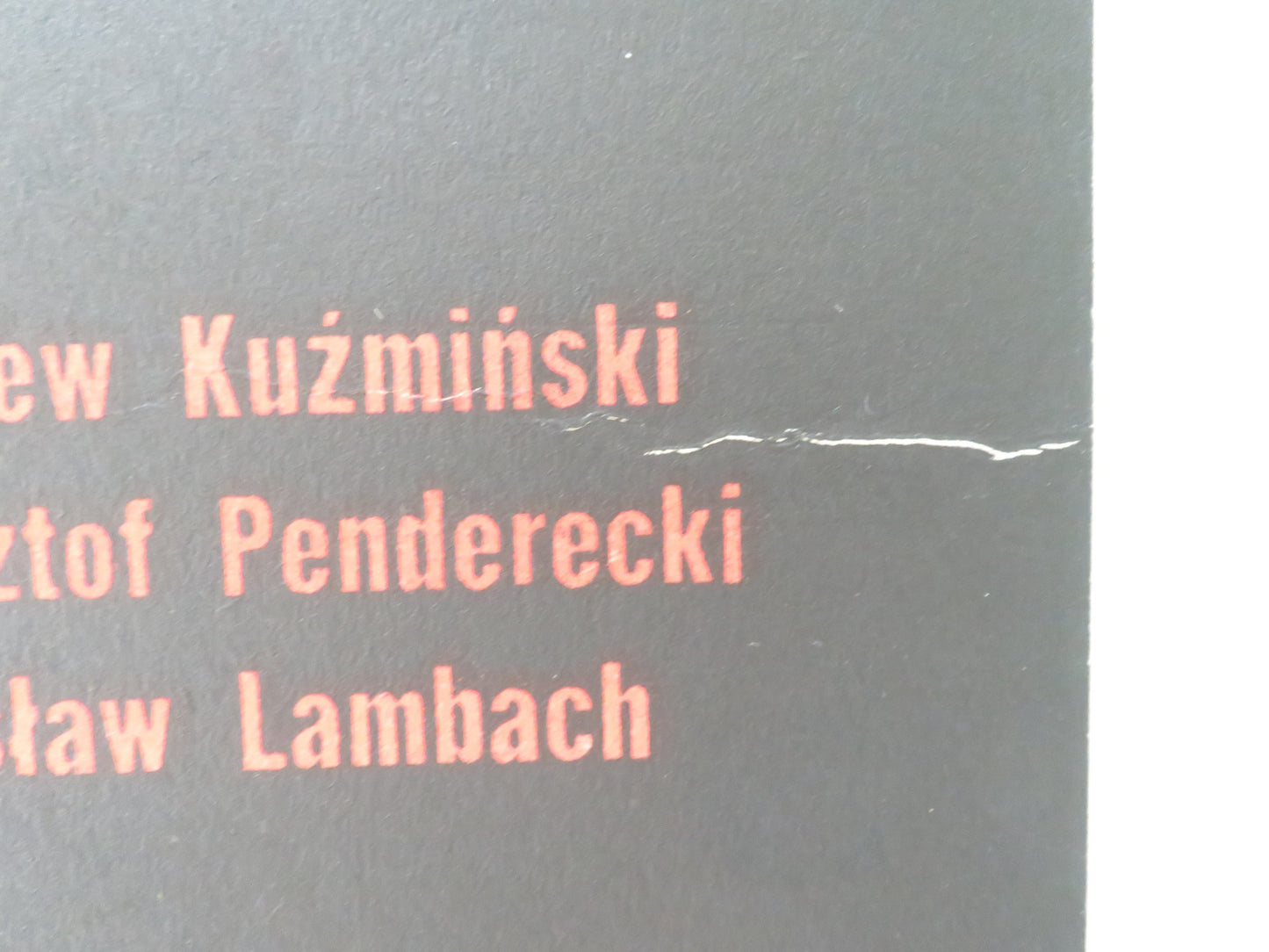 ZEJSCIE DO PIEKLA POLISH POSTER ROLLED PIOTR PAWLOWSKI WITOLD PYRKOSZ 1966 - Rendezvous Cinema