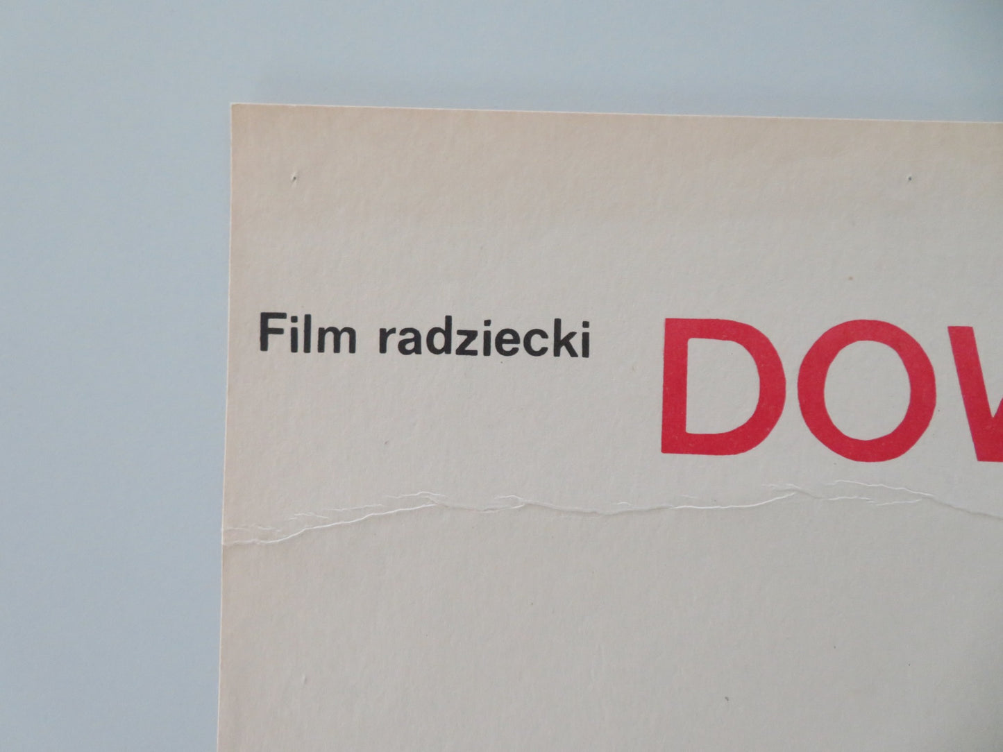 TOVARISHCH GENERAL POLISH POSTER ROLLED IGOR LEDOGOROV GEORGIY KULIKOV 1974 - Rendezvous Cinema