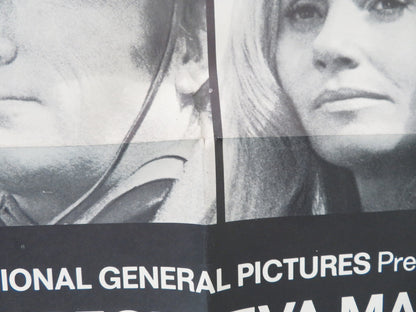 THE STALKING MOON - B FOLDED US ONE SHEET POSTER GREGORY PECK MARIE SAINT 1968 - Rendezvous Cinema