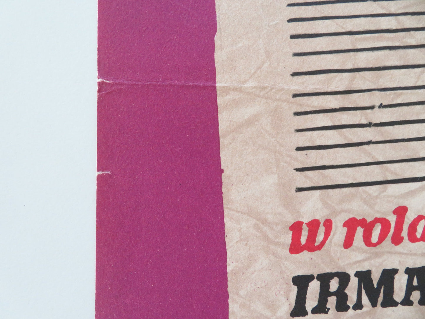 DER FALL TIMO RINNELT POLISH POSTER ROLLED IRMA MUNCH WILFRIED ORTMANN 1971 - Rendezvous Cinema