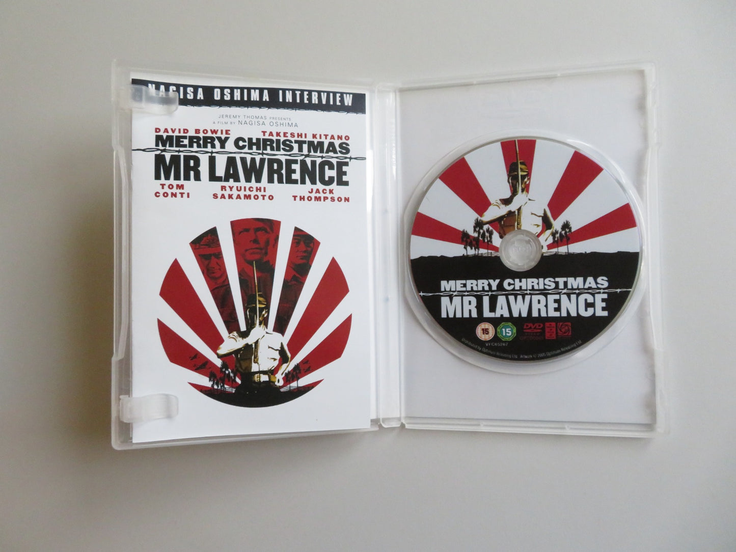 MERRY CHRISTMAS MR. LAWRENCE (DVD) DAVID BOWIE TOM CONTI 1983 REGION 2