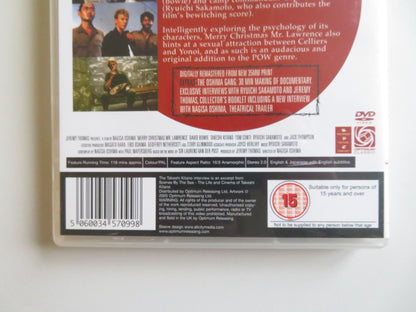 MERRY CHRISTMAS MR. LAWRENCE (DVD) DAVID BOWIE TOM CONTI 1983 REGION 2