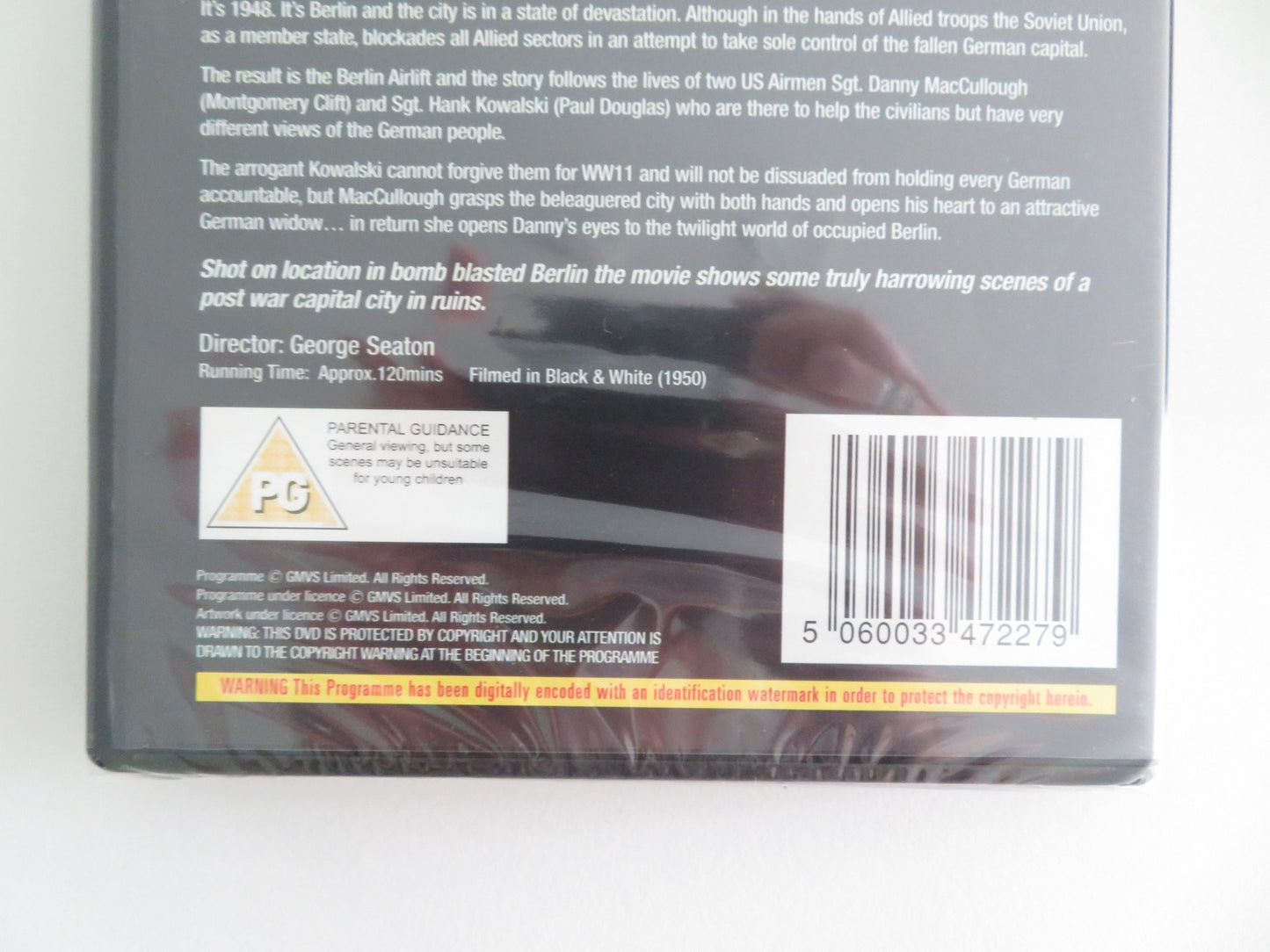 THE BIG LIFT (DVD) MONTGOMERY CLIFT PAUL DOUGLAS 1950 REGION 2 - Rendezvous Cinema