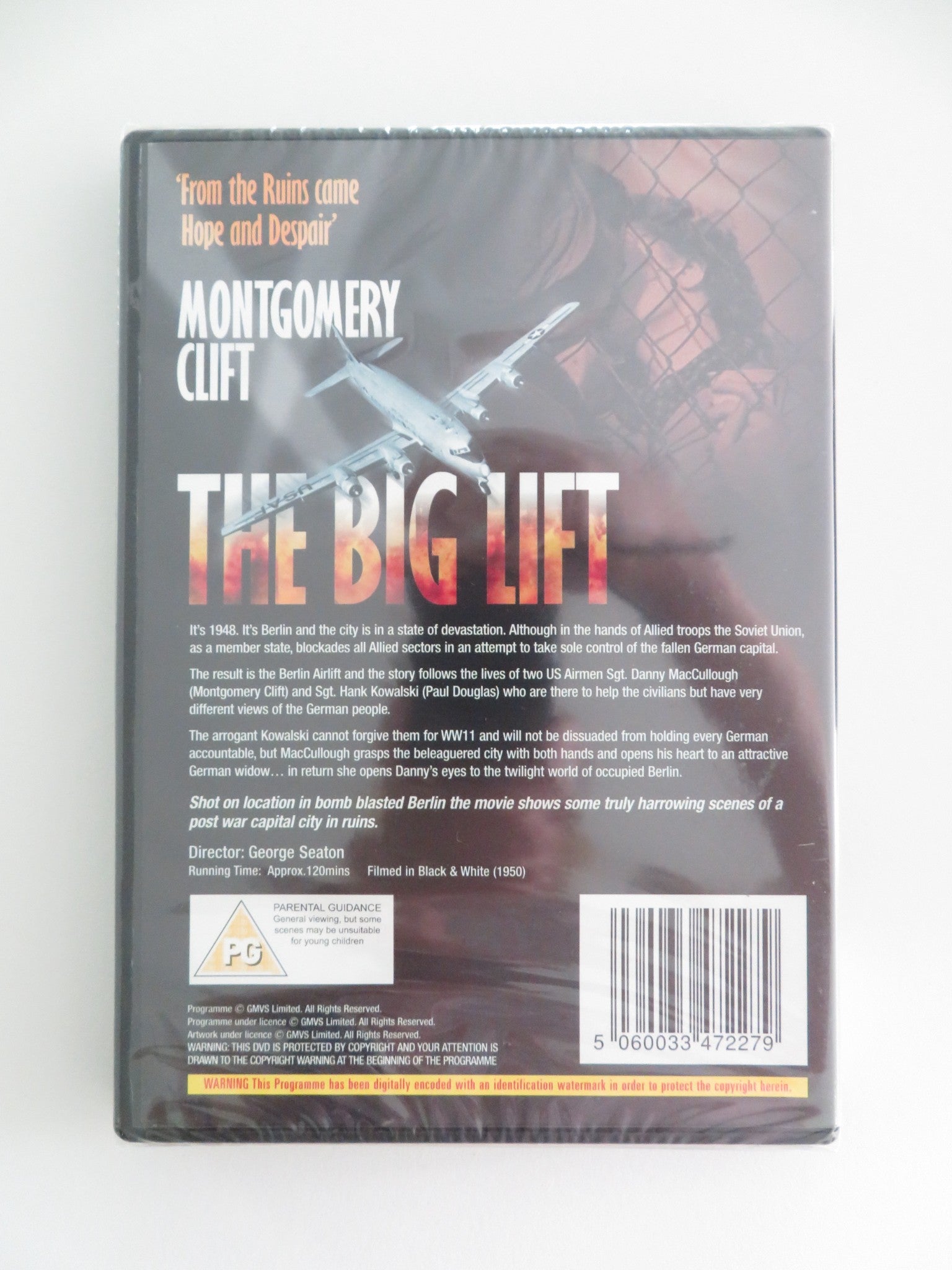 THE BIG LIFT (DVD) MONTGOMERY CLIFT PAUL DOUGLAS 1950 REGION 2 - Rendezvous Cinema