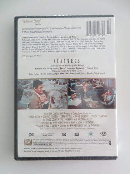 THREE COINS IN THE FOUNTAIN (DVD) CLIFTON WEBB DOROTHY MAGUIRE 1954 REGION 1 - Rendezvous Cinema