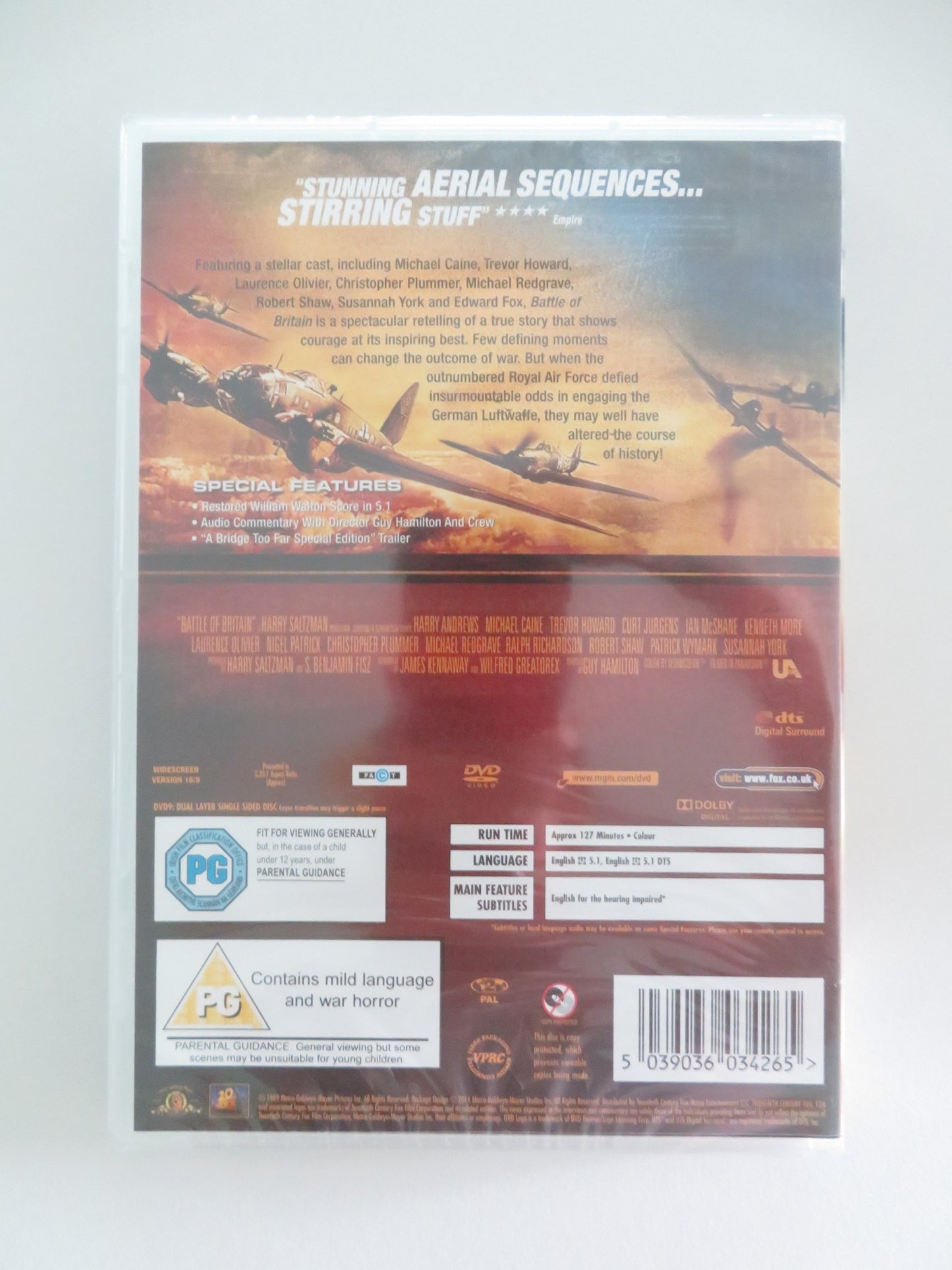 BATTLE OF BRITAIN (DVD) HARRY ANDREWS MICHAEL CAINE 1969 REGION 2 - Rendezvous Cinema