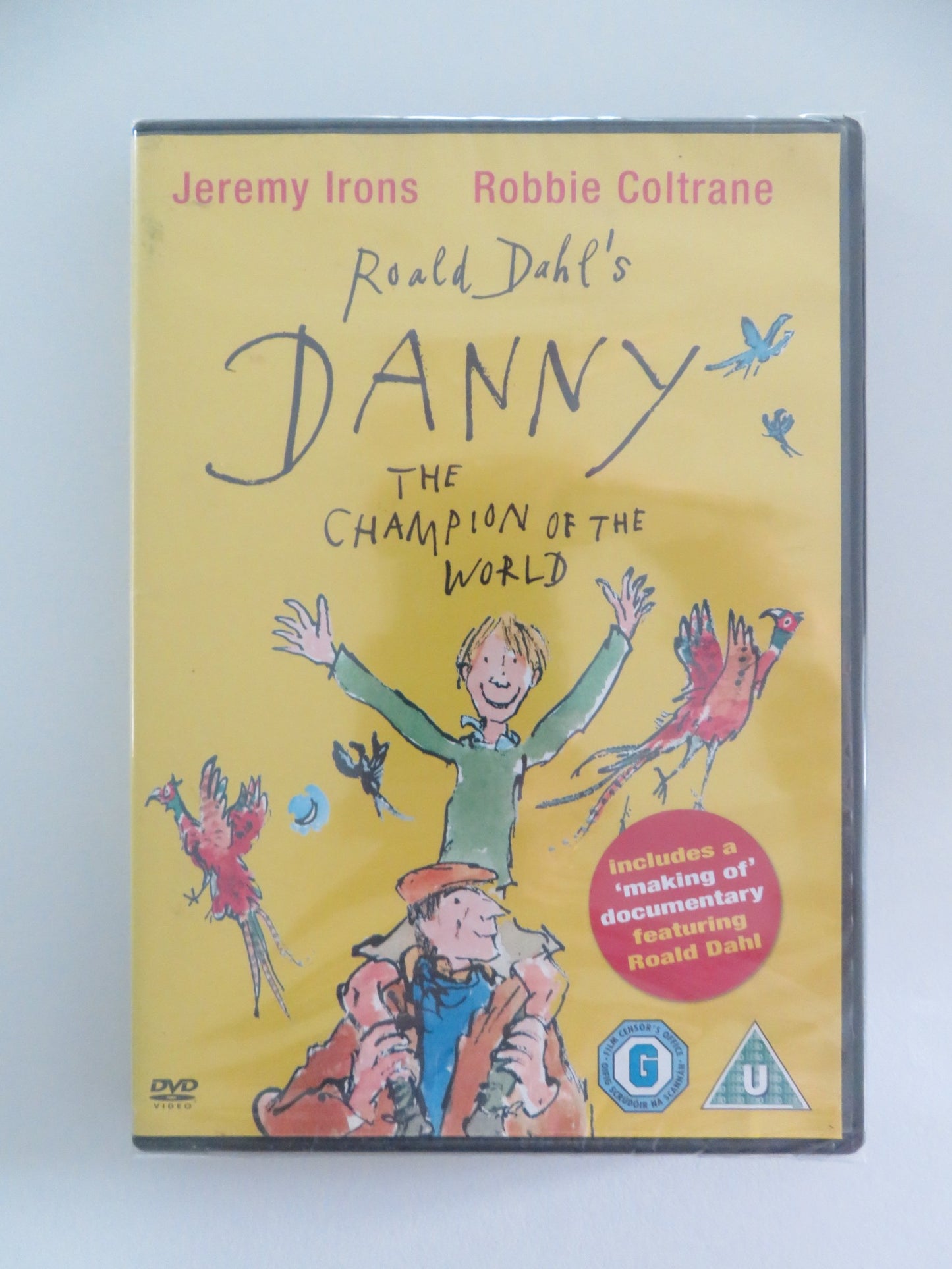 DANNY THE CHAMPION OF THE WORLD (DVD) JEREMY IRONS ROBBIE COLTRANE 1989 REGION 2