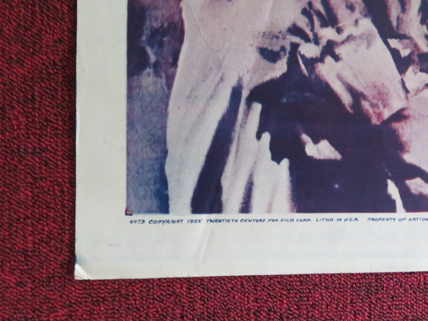 ANGELA FOLDED US ONE SHEET POSTER DENNIS O'KEEFE MARA LANE 1954 - Rendezvous Cinema