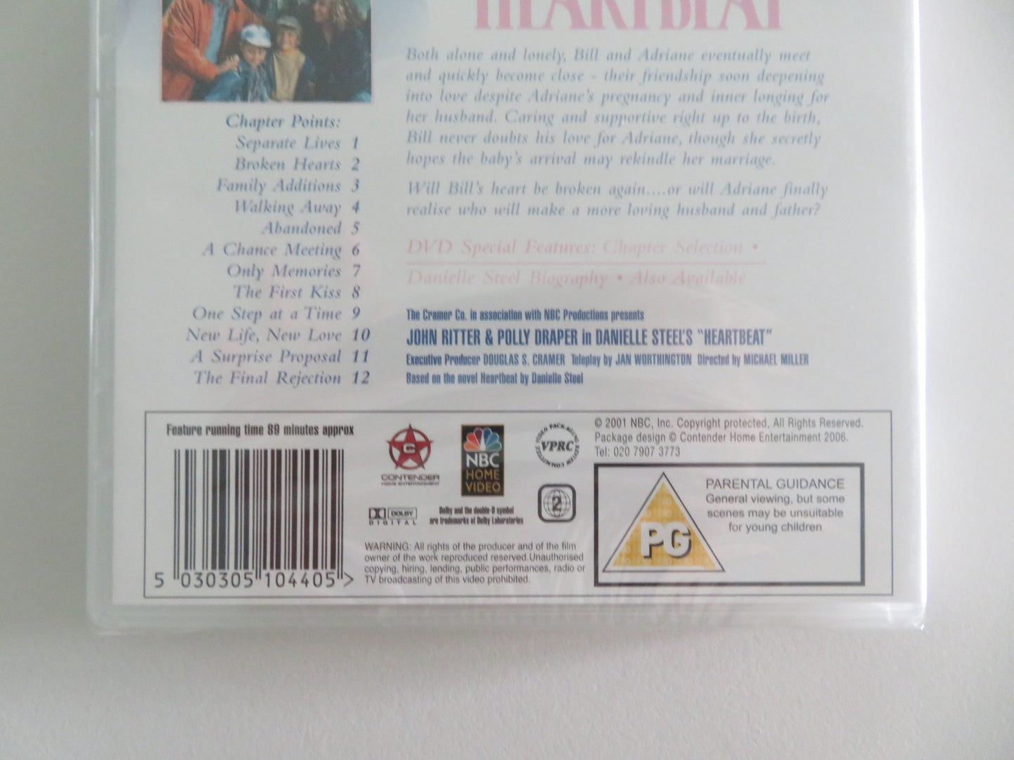 DANIELLE STEEL'S HEARTBEAT (DVD) JOHN RITTER POLLY DRAPER 1993 REGION 2 - Rendezvous Cinema