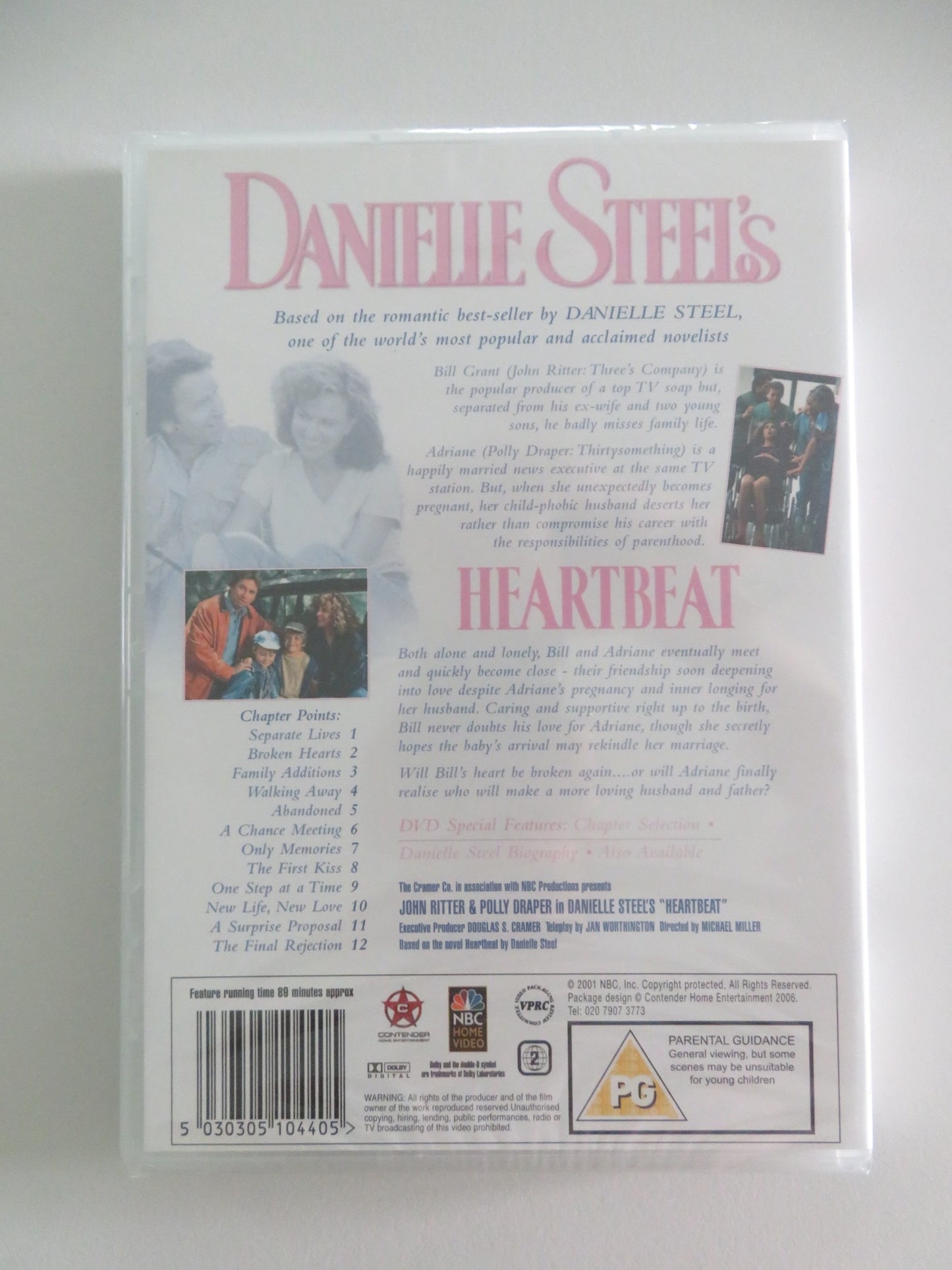 DANIELLE STEEL'S HEARTBEAT (DVD) JOHN RITTER POLLY DRAPER 1993 REGION 2 - Rendezvous Cinema