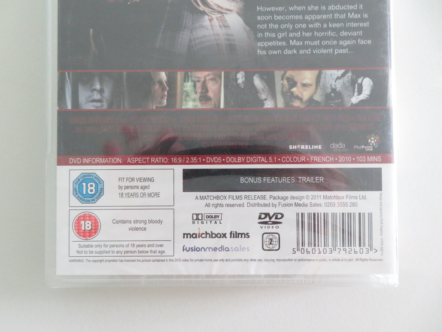 CANNIBAL (DVD) NICOLAS GOB HELENA COPPEJANS 2010  REGION 2
