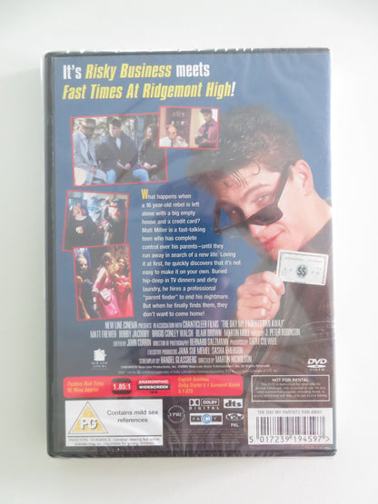THE DAY MY PARENTS RAN AWAY (DVD) MATT FREWER SETH GREEN 1993 REGION 2 - Rendezvous Cinema