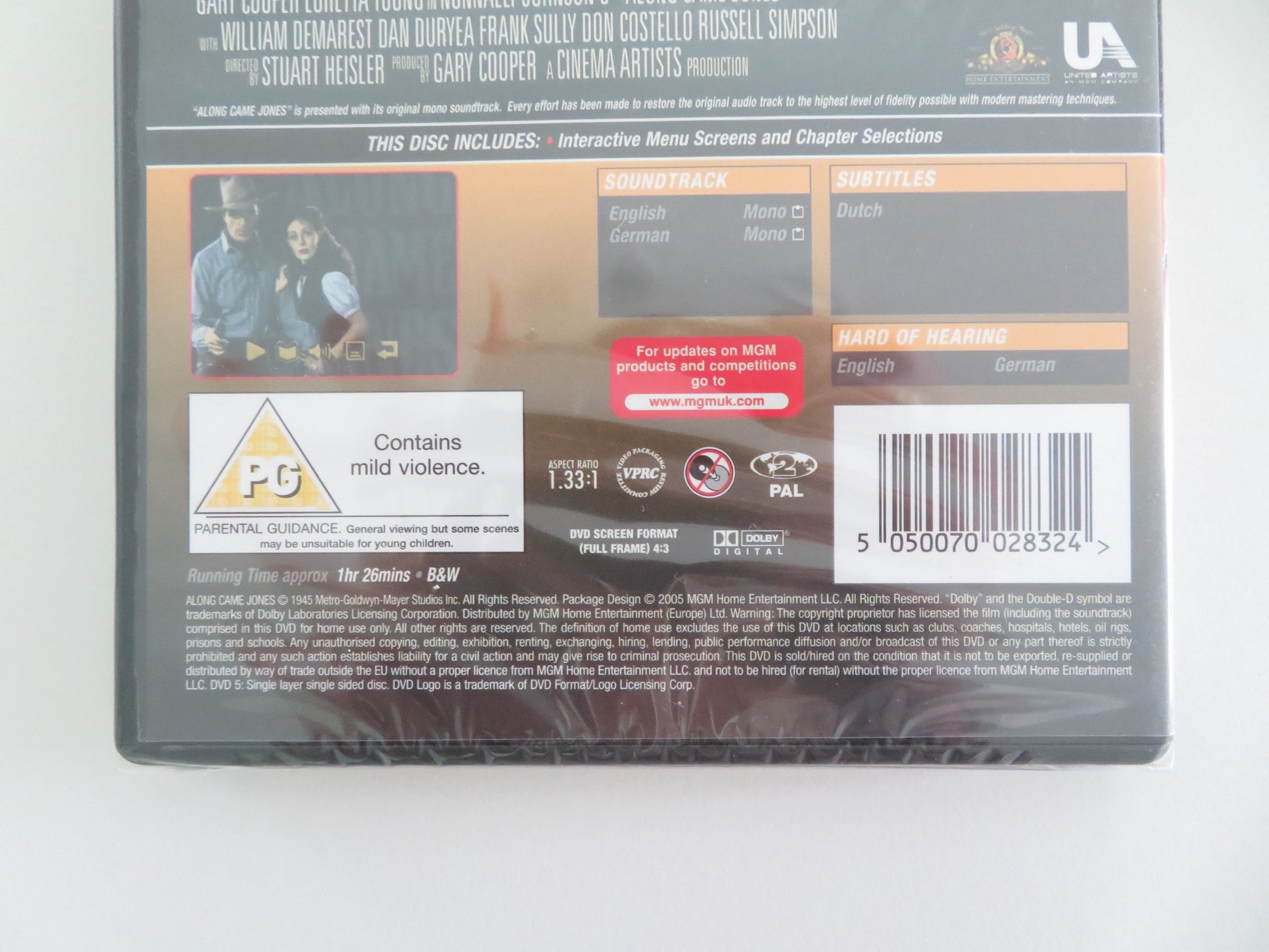 ALONG CAME JONES (DVD) GARY COOPER LORETTA YOUNG 1945 REGION 2 - Rendezvous Cinema