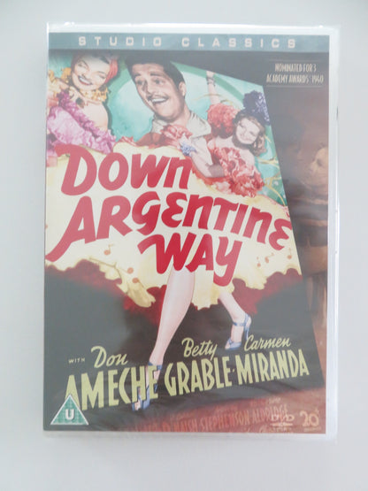 DOWN ARGENTINE WAY (DVD) DON AMECHE BETTY GRABLE 1940 REGION 2 - Rendezvous Cinema