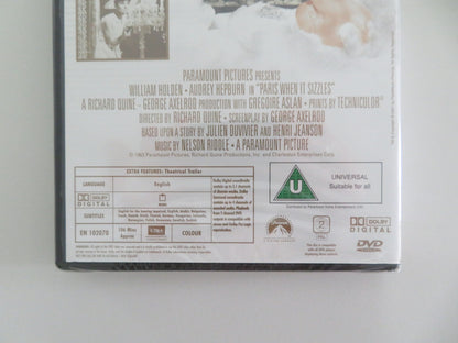 PARIS WHEN IT SIZZLES (DVD) WILLIAM HOLDEN AUDREY HEPBURN 1964 REGION 2 - Rendezvous Cinema
