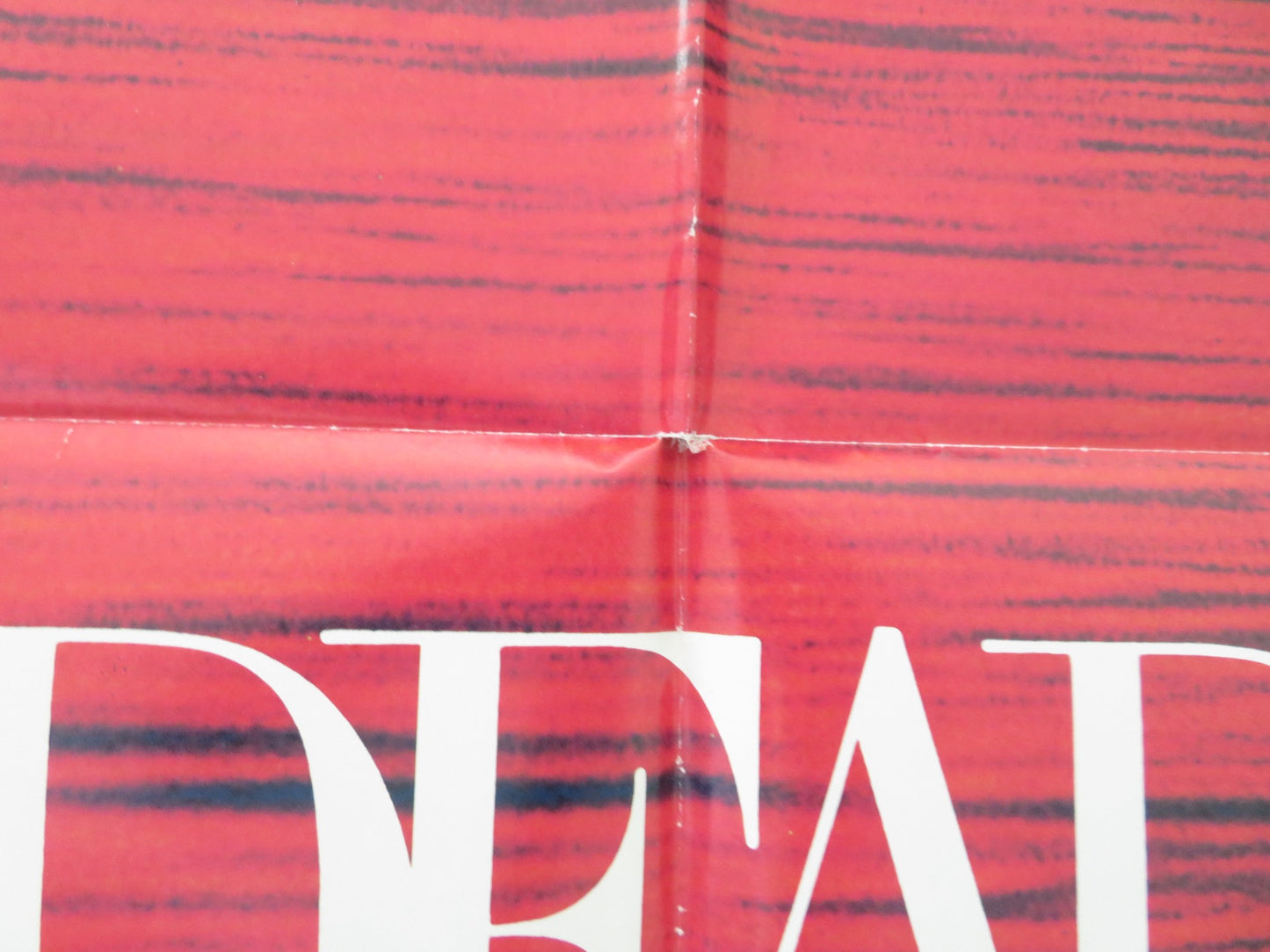 DEAD CALM FOLDED US ONE SHEET POSTER NICOLE KIDMAN SAM NEILL 1989